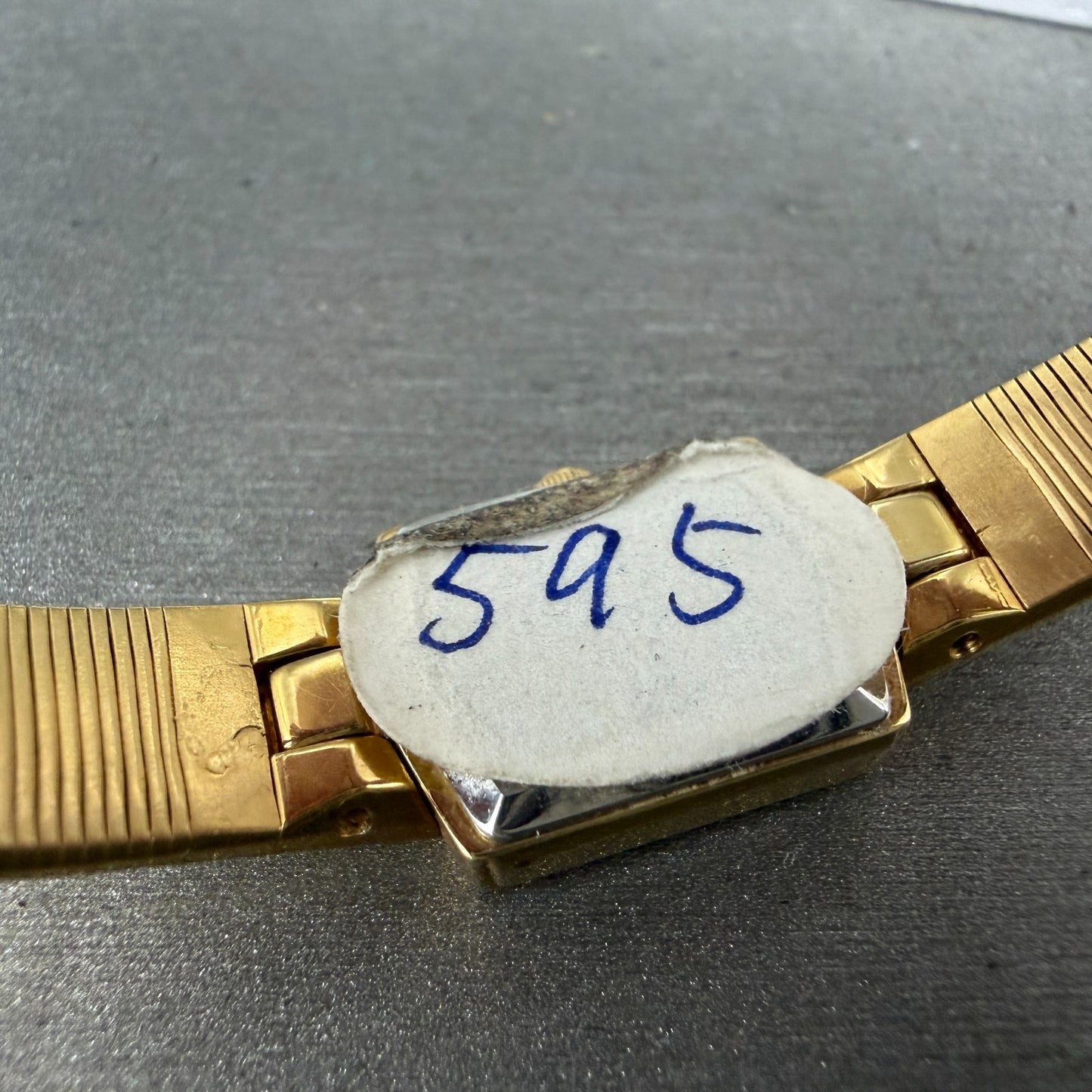 Seiko Lassale Watch Women 13mm White Dial Gold Tone Hexagon 1E50-5039 NewBattery9