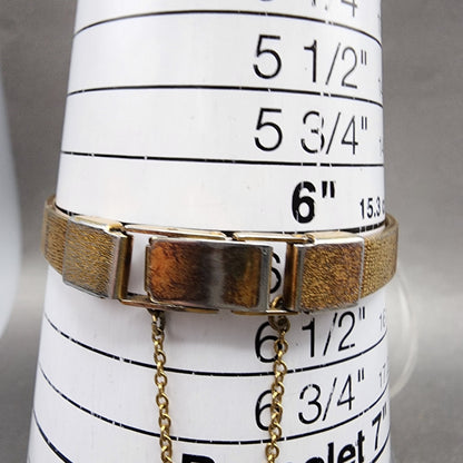 Seiko Tank Watch Women 17mm Brown Dial Gold Tone Rectangle 54205019 New Battery11