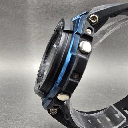 Casio G-Shock GST-S300G Watch Men 49mm Digital Black Blue Alarm Chrono Solar2