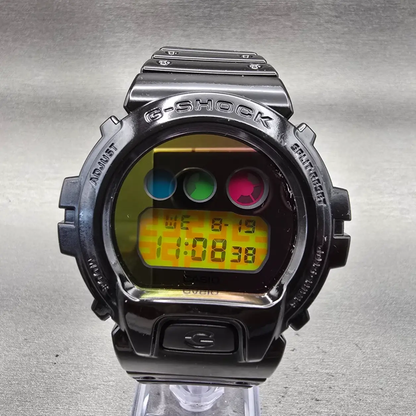 Casio G-Shock DW-6900SP Watch Men 51mm Gold Dial Black Chrono Alarm New Battery0