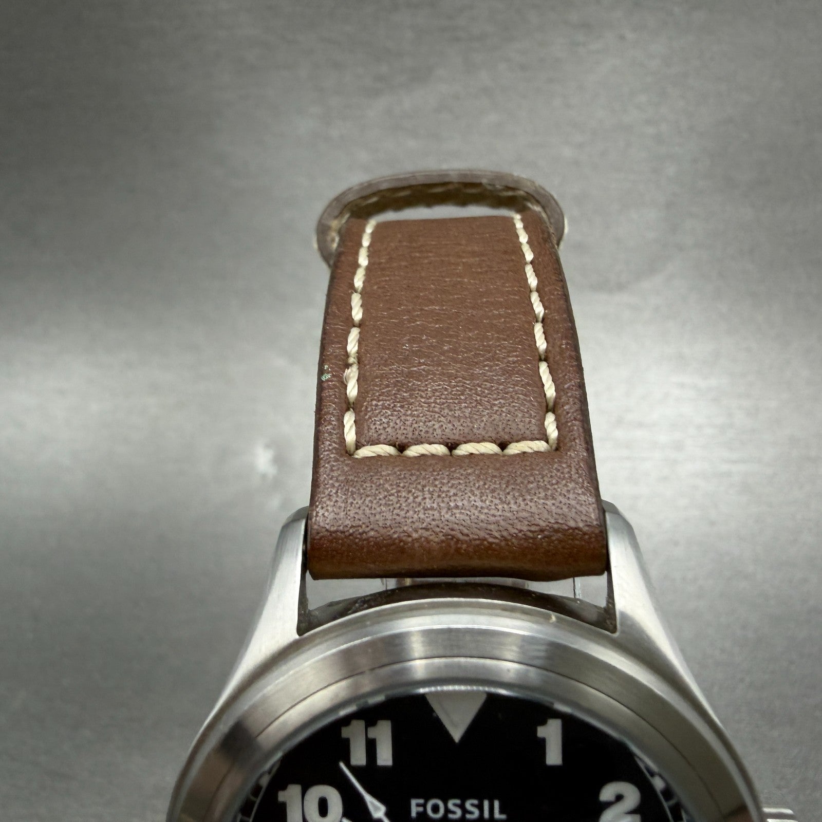 Fossil Defender Watch Men 40mm Blue Dial Steel Date Round DEC1002 New battery4