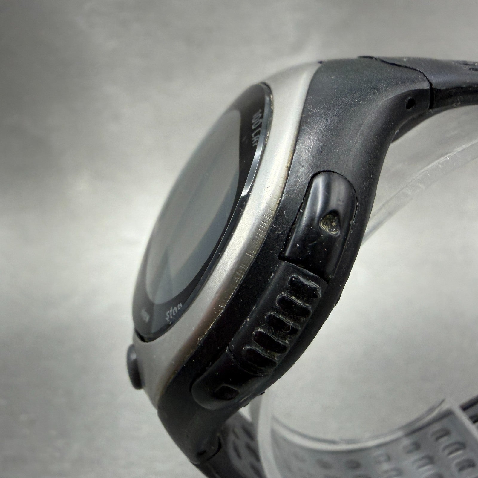 Nike Triax Bowerman Watch Women 42mm Black Silver Chronograph New Battery2