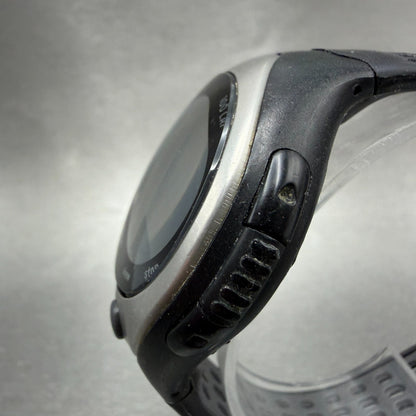 Nike Triax Bowerman Watch Women 42mm Black Silver Chronograph New Battery2