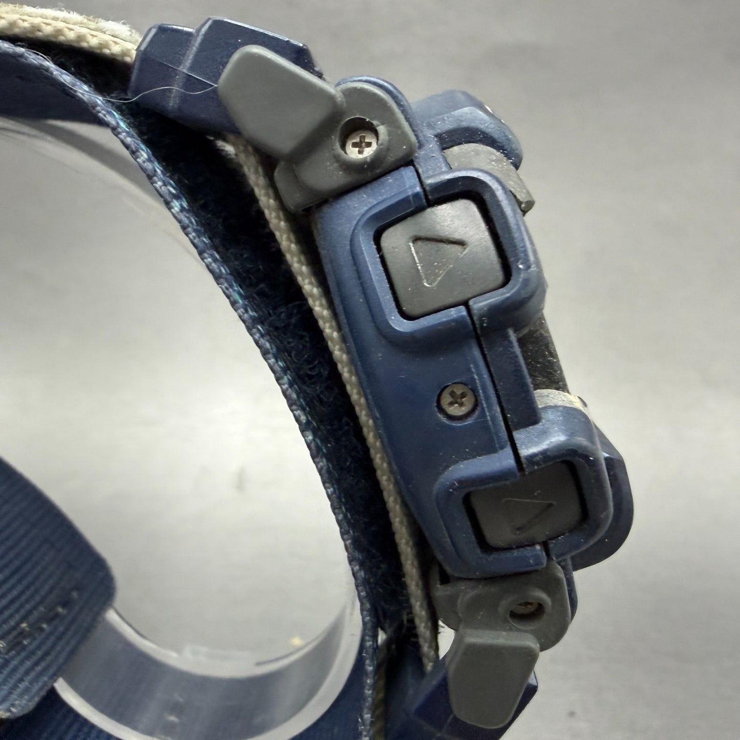 Casio G-Shock DW-003 Watch Men 44mmDigital Blue Gray Case Alarm Chrono New batt3