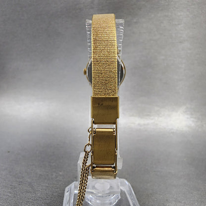 Seiko Watch Women 20mm Champagne Dial Gold Tone Round 8Y210020 New Battery7