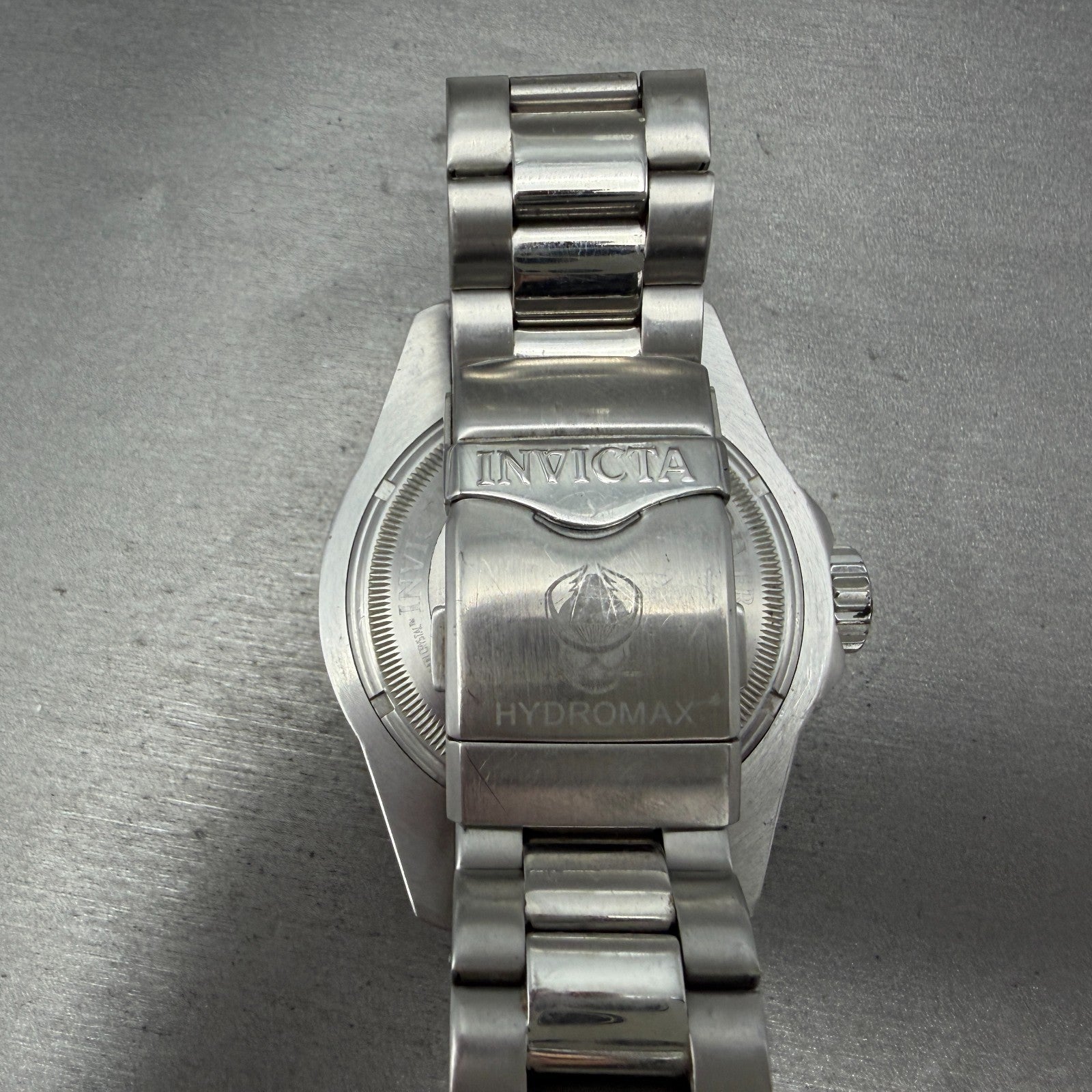 Invicta Reserve Hydromax GMT Watch Men 52mm Silver Dial Steel Date Round New Bat6