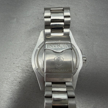 Invicta Reserve Hydromax GMT Watch Men 52mm Silver Dial Steel Date Round New Bat6