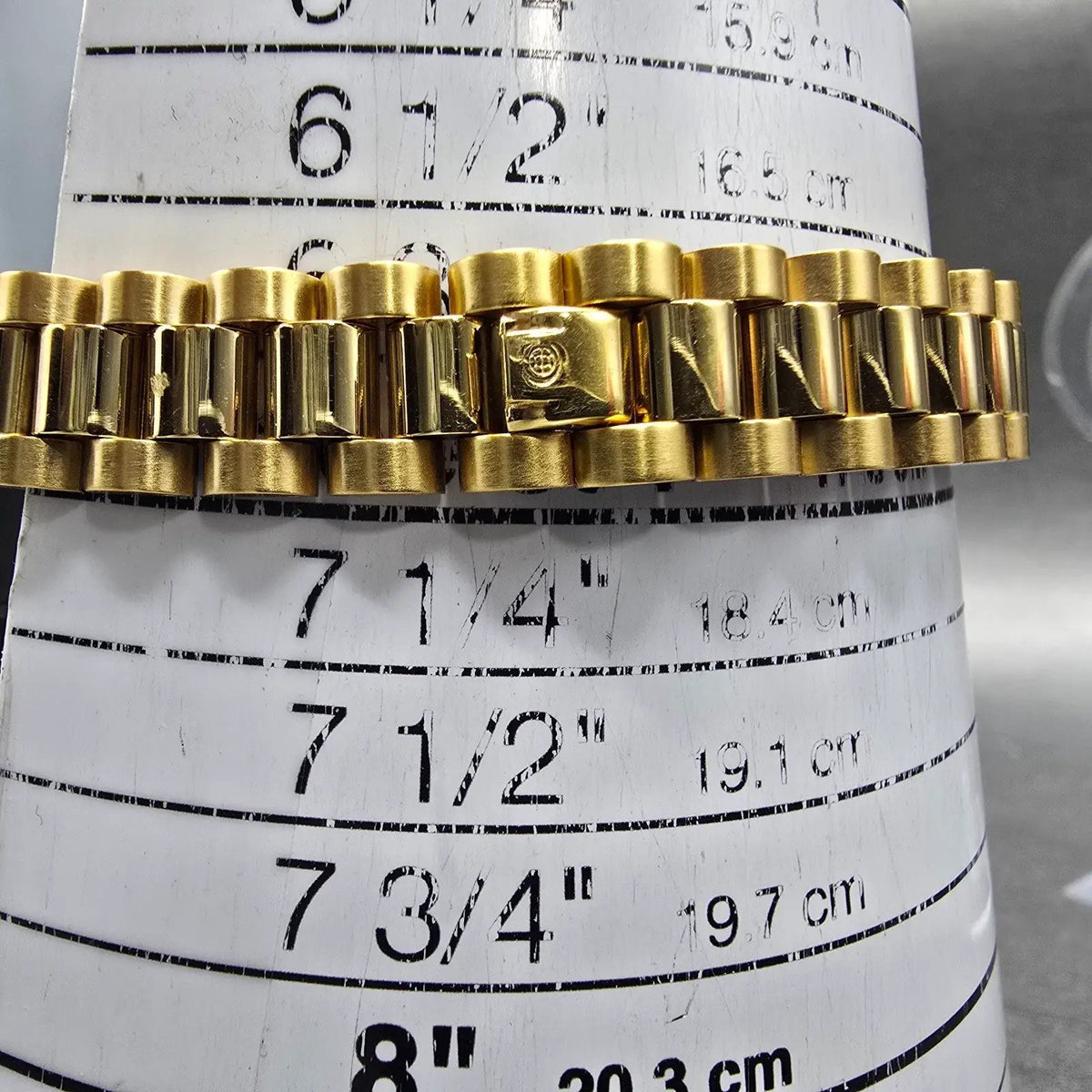Cyma President Watch Women 26mm Gold Dial Gold Case Automatic Date Round WBox12