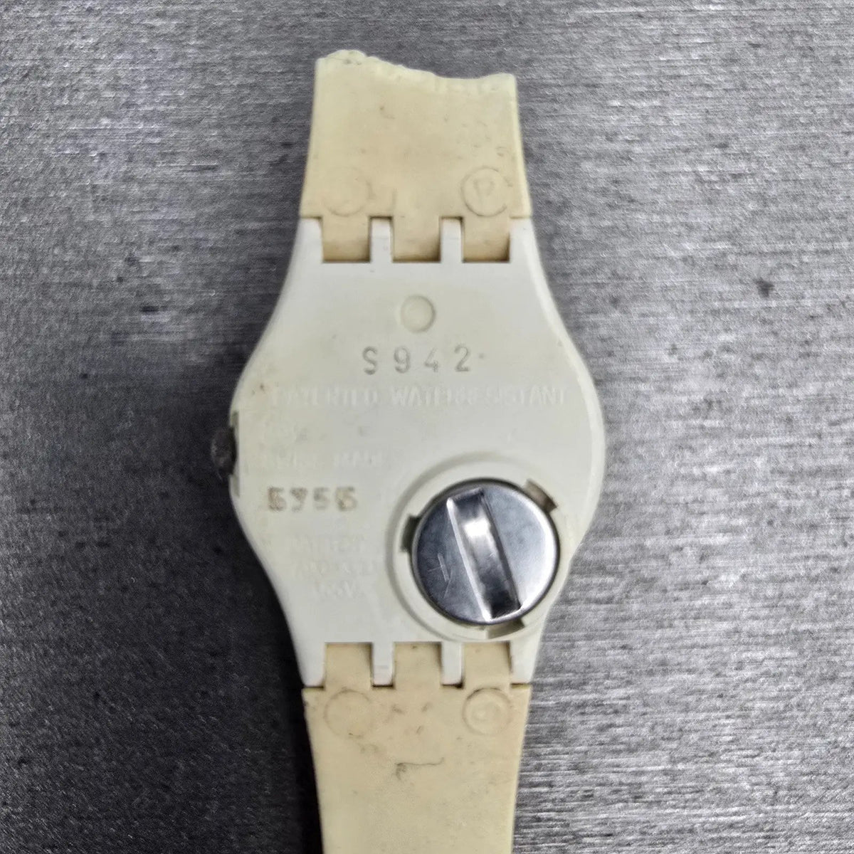 Swatch Frost Watch Women 25mm White Dial White Case Round LW125 New Battery6