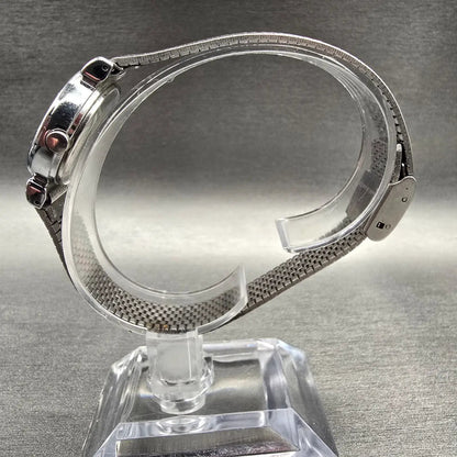 Seiko Alba Watch Women 24mm Silver Dial Silver Tone Round V811-0540 New Battery6
