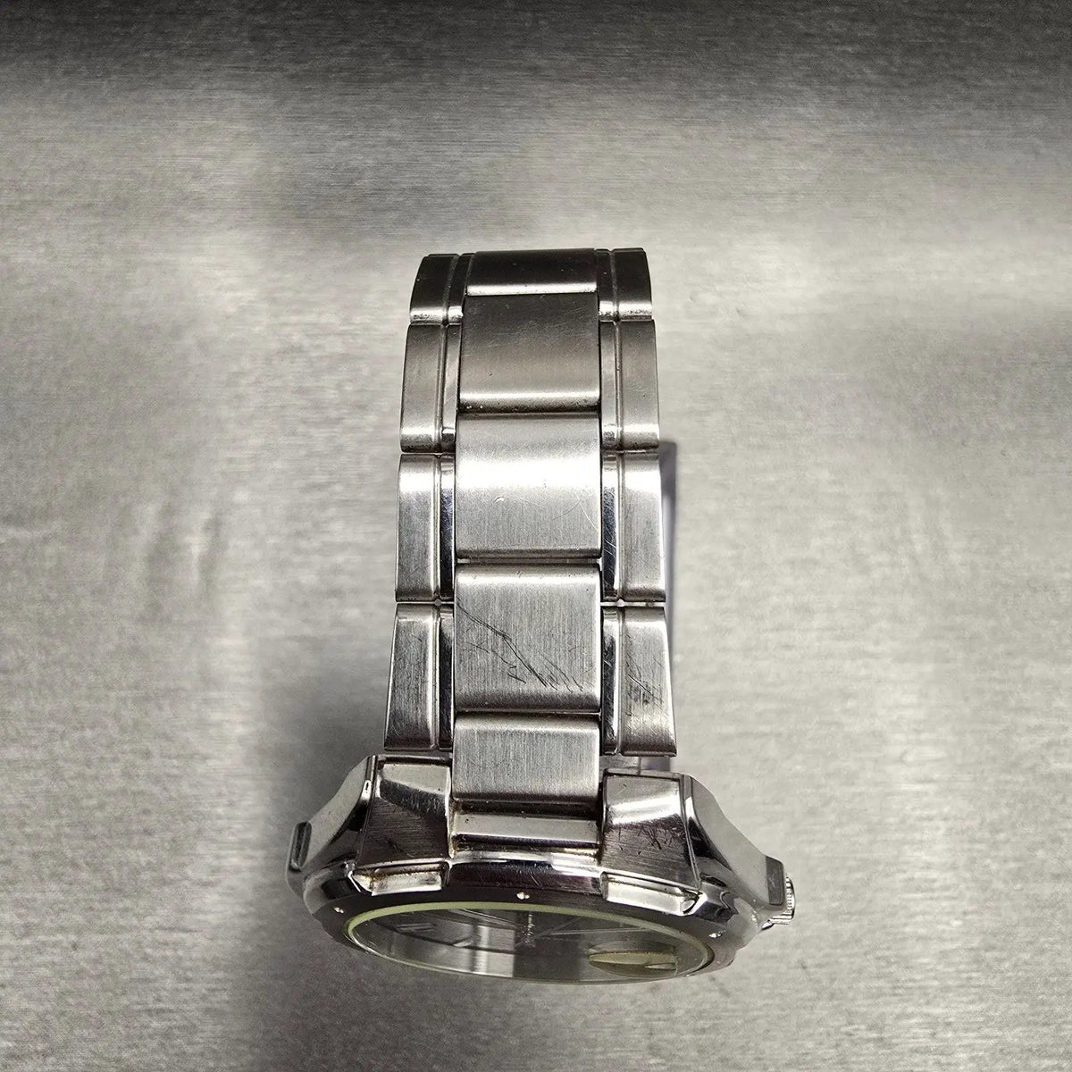 Seiko Alba Watch Men 39mm Blue Dial Silver Tone Date Round V732-0S00 New Battery4