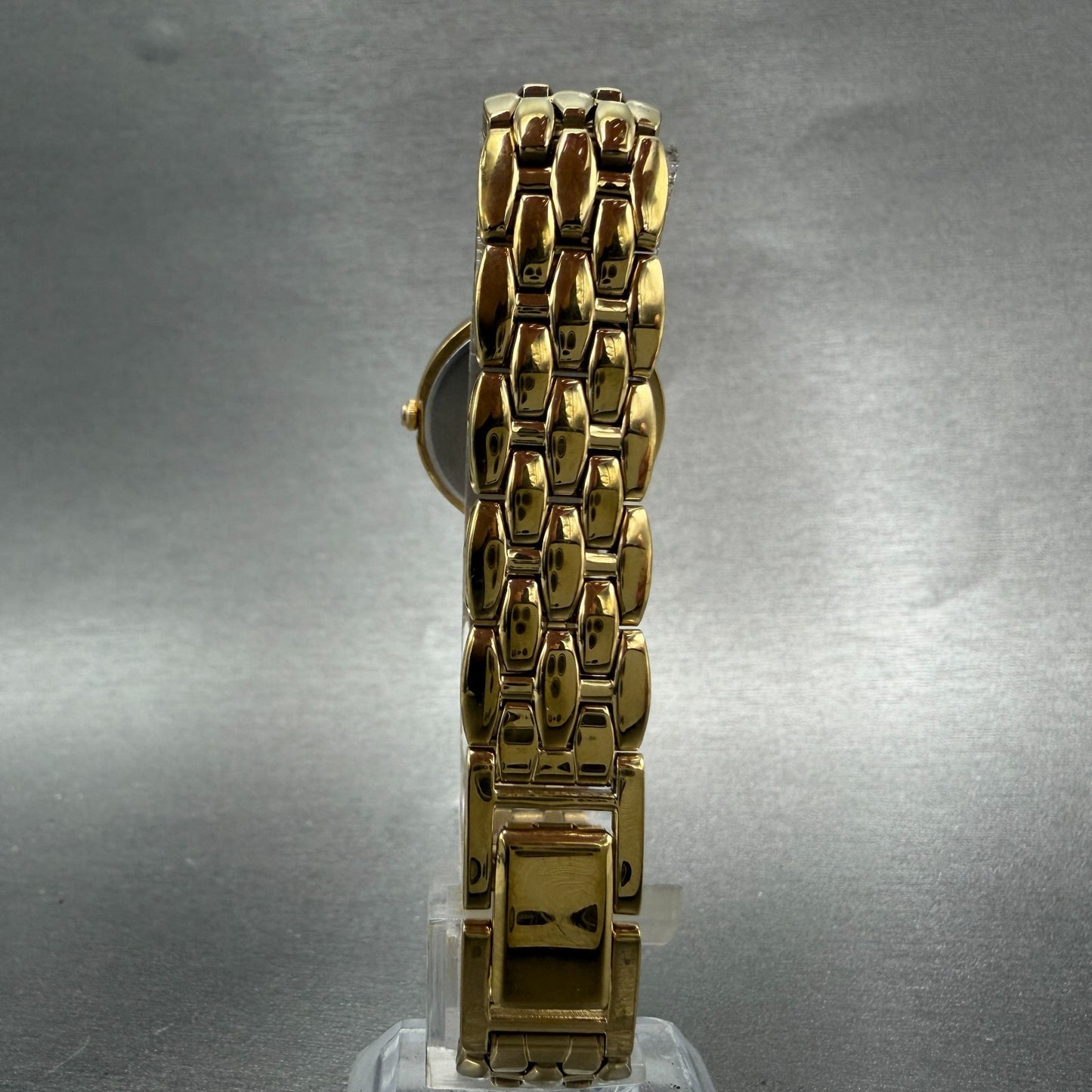 Seiko Watch Women 24mm Champagne Dial Gold Tone Round 1N00-1E19 New Battery ND457