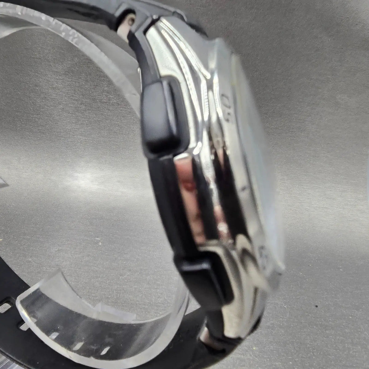 Casio Waveceptor WVQ-M410 Watch Men 43mm Black Dial Silver Tone Date Solar Runs63