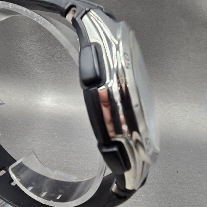 Casio Waveceptor WVQ-M410 Watch Men 43mm Black Dial Silver Tone Date Solar Runs63