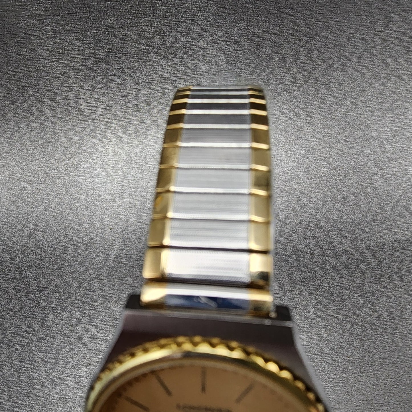 Longines Watch Men 33mm Gold Dial Two Tone Date Round PARTS5