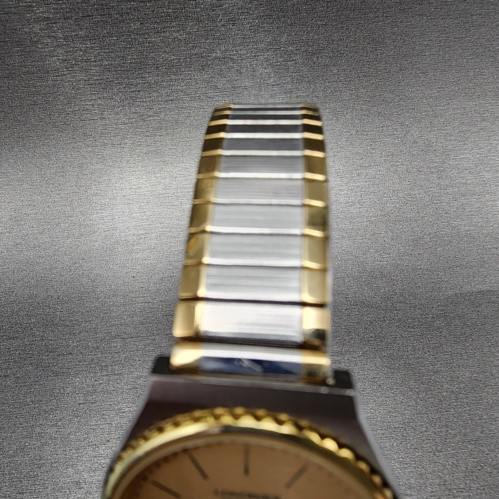 Longines Watch Men 33mm Gold Dial Two Tone Date Round PARTS5