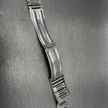 Seiko SQ Bracelet C202 Stainless Steel Tri Folding Clasp 8mm Vintage Japan B13
