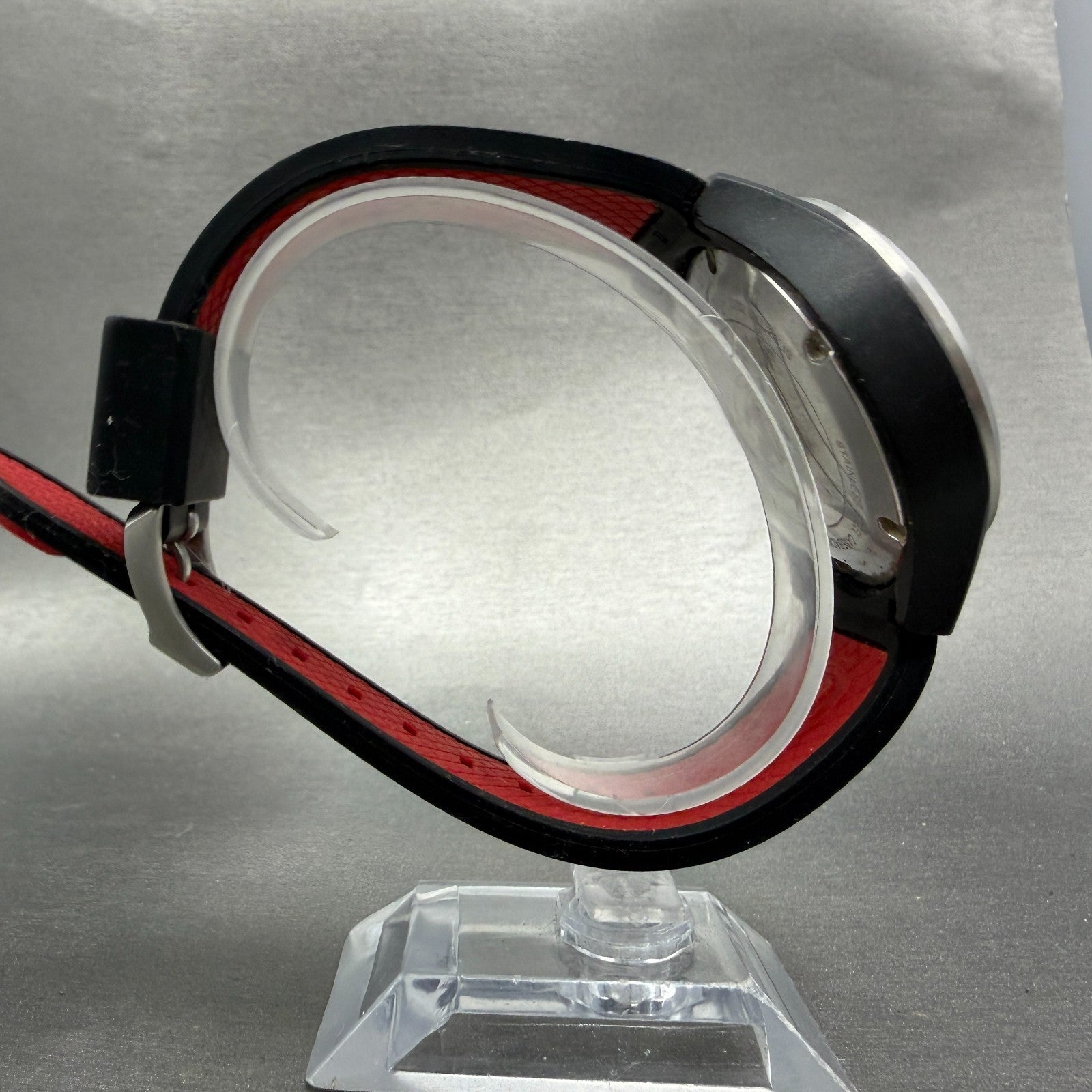 Scuderia Ferrari Chronograph Watch Men 45mm Black Black Tone Date New battery8