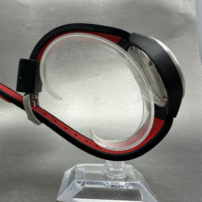 Scuderia Ferrari Chronograph Watch Men 45mm Black Black Tone Date New battery8