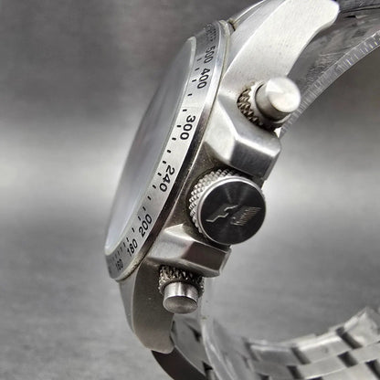 Jacques Lemans Formula 1 Chronograph Watch Women 36mm Black Dial Steel New Batt2