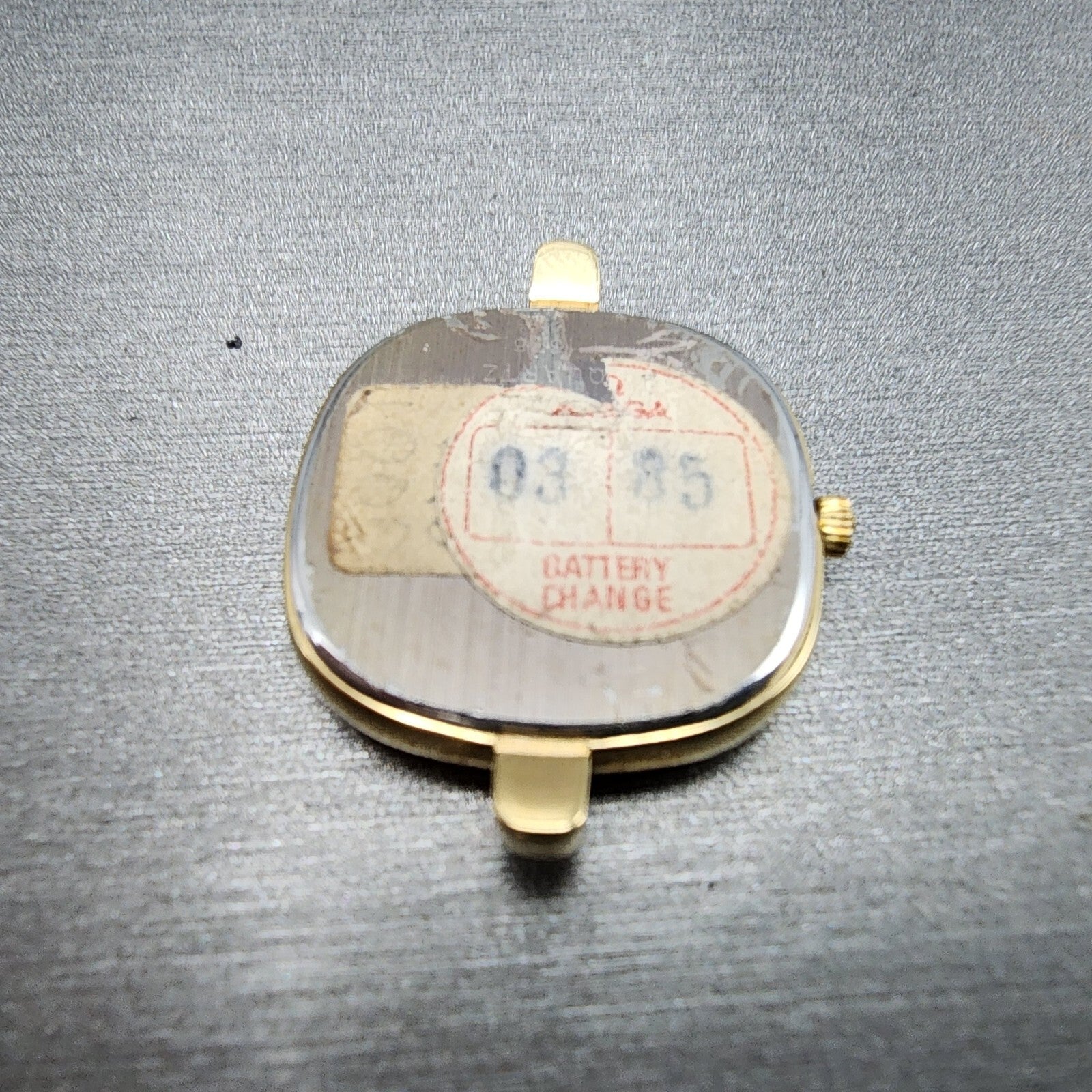 Omega De Ville Watch Women 21mm Gold Dial Gold Plated Cal 1375 591.0276 PARTS9