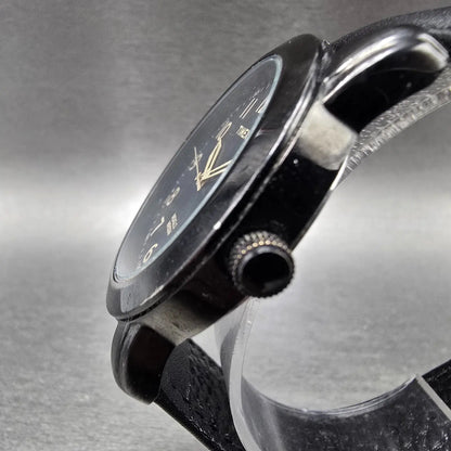 Timex Highland Street Wathc Men 39mm Black Dial Black Case Date New Battery2