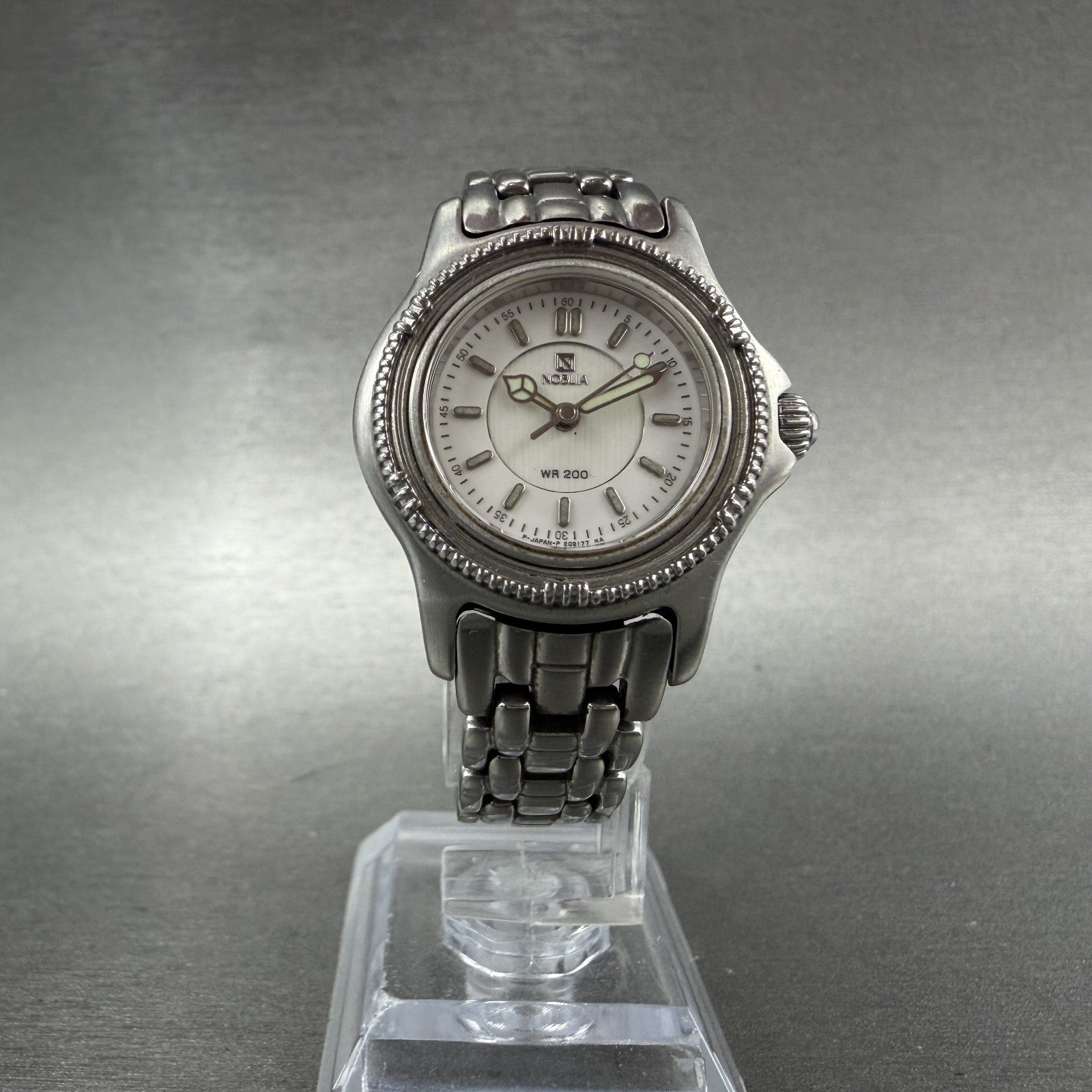 Citizen Nobila Watch Women 27mm White Dial Silver Tone Round 4633E68460 NewBatt5