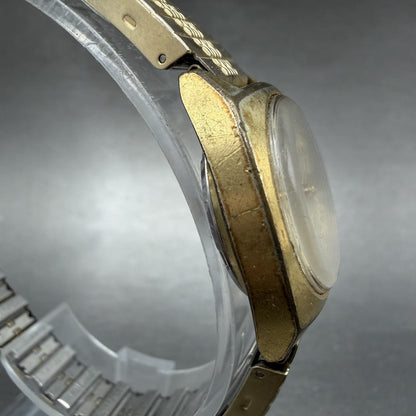 Seiko Automatic Watch Women 24mm Champagne Dial gold Tone Daydate 2906-0140 Runs3