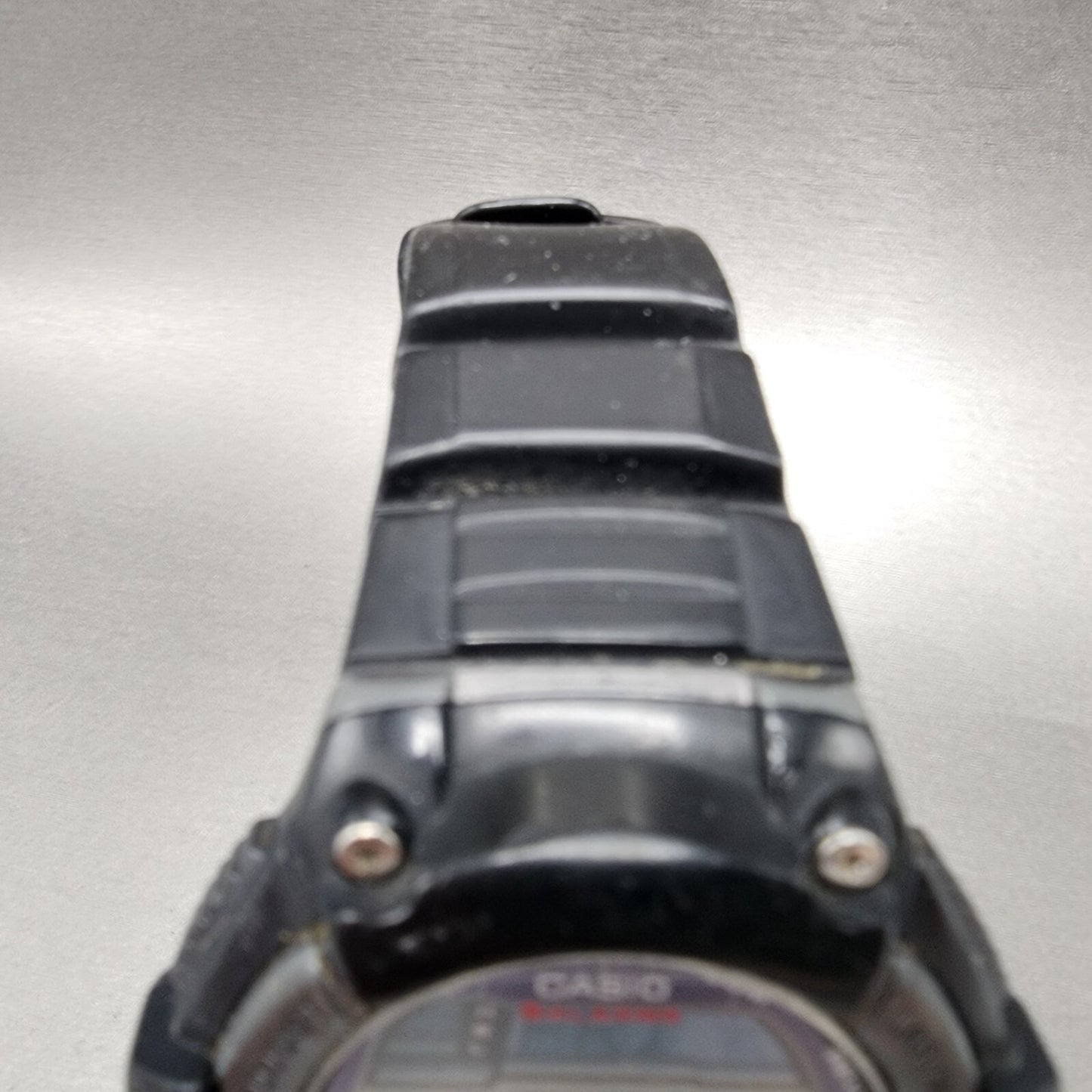 Casio WS220 Watch Men 50mm Digital Black Tone Alarm Chrono Solar PARTS5