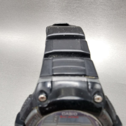 Casio WS220 Watch Men 50mm Digital Black Tone Alarm Chrono Solar PARTS5