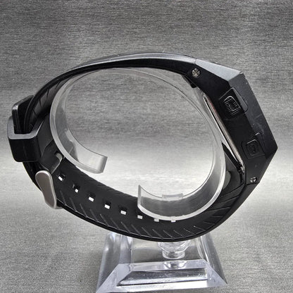 Nixon The Lodown Watch Men 41mm Black Digital Tide Alarm Chrono New Battery8