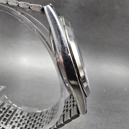 Citizen CQ Watch Men 35mm Silver Dial Silver Daydate Round 6100-S96389 PARTS4