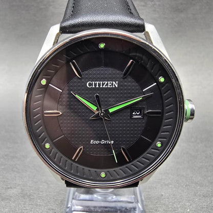 Citizen Eco-Drive CTO Watch Men 42mm Black Dial Silver Date BM6980-08E Runs0
