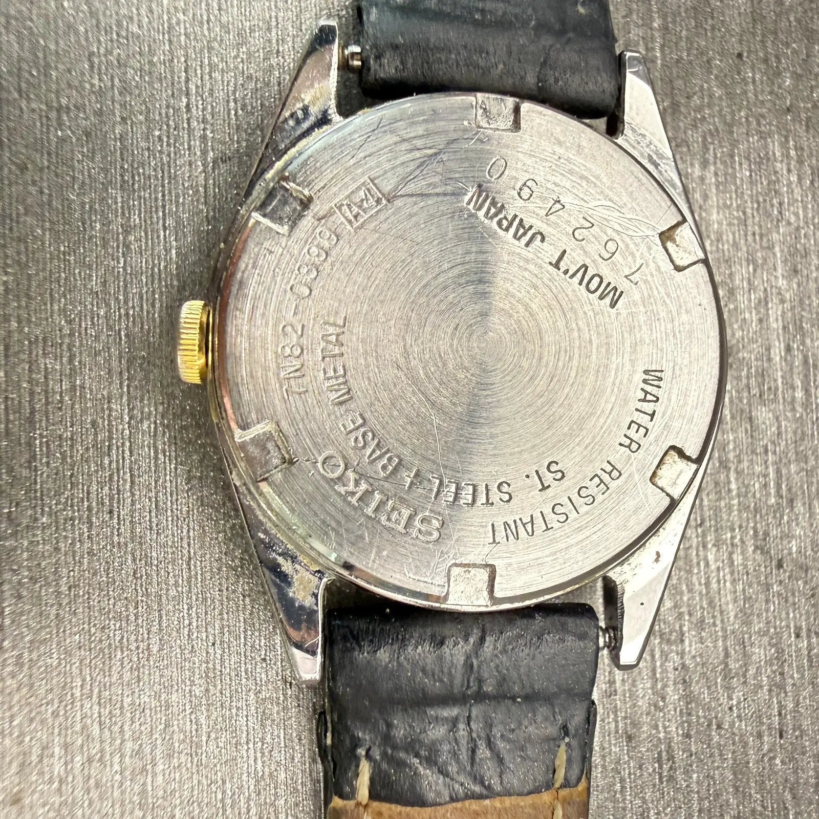 Seiko Watch Women 24mm Luminous Dial Two Tone Date Round 7N82-0399 New Battery10