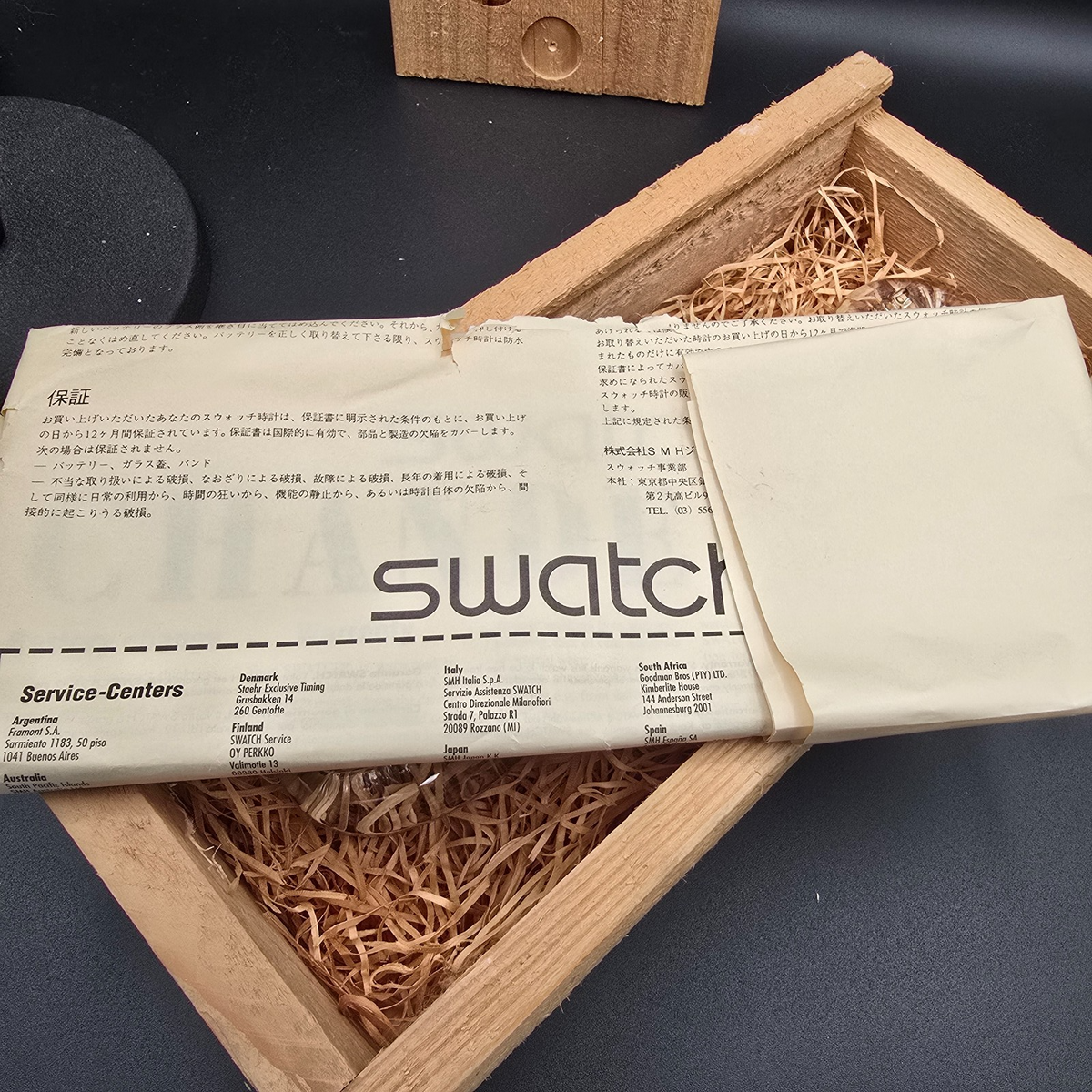 Swatch Chandelier Watch Men 34mm Silver Dial Clear GZ125 New Battery NOS Crate12