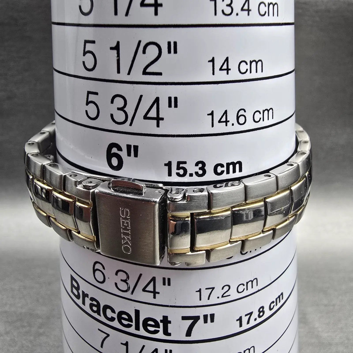 Seiko Coutura Watch Women 26mm MOP Dial Two Tone Date Gemmed 7N82-0CG0 New Batt9
