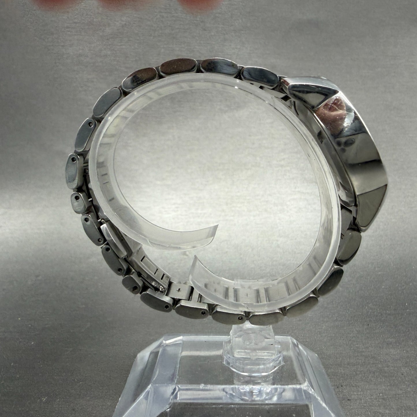 Movado Bold Watch Women 32mm Silver Dial Silver Tone Round 01.3.14.6125 New Batt8