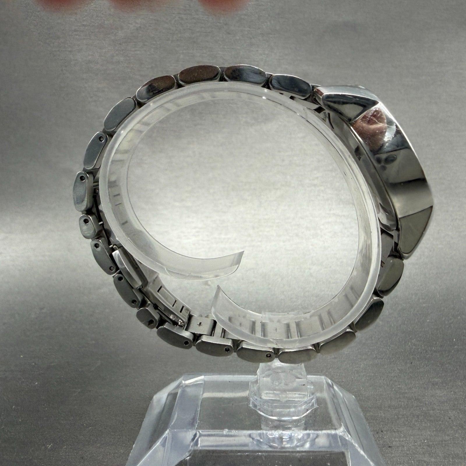 Movado Bold Watch Women 32mm Silver Dial Silver Tone Round 01.3.14.6125 New Batt8