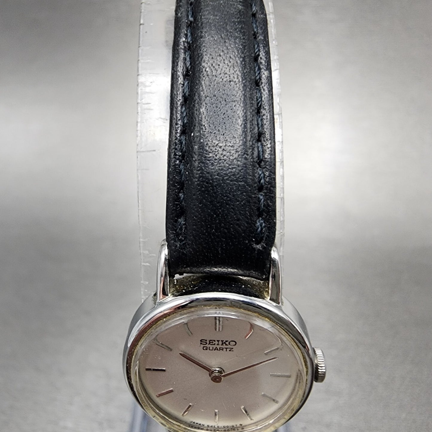 Seiko Watch Women 19mm White Dial Silver Tone Round 54200019 New Battery4
