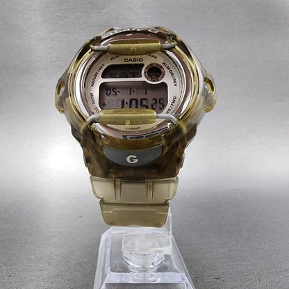 Casio Baby-G Watch Women 40mm Digital Alarm Chrono Gray BG-169R New Battery