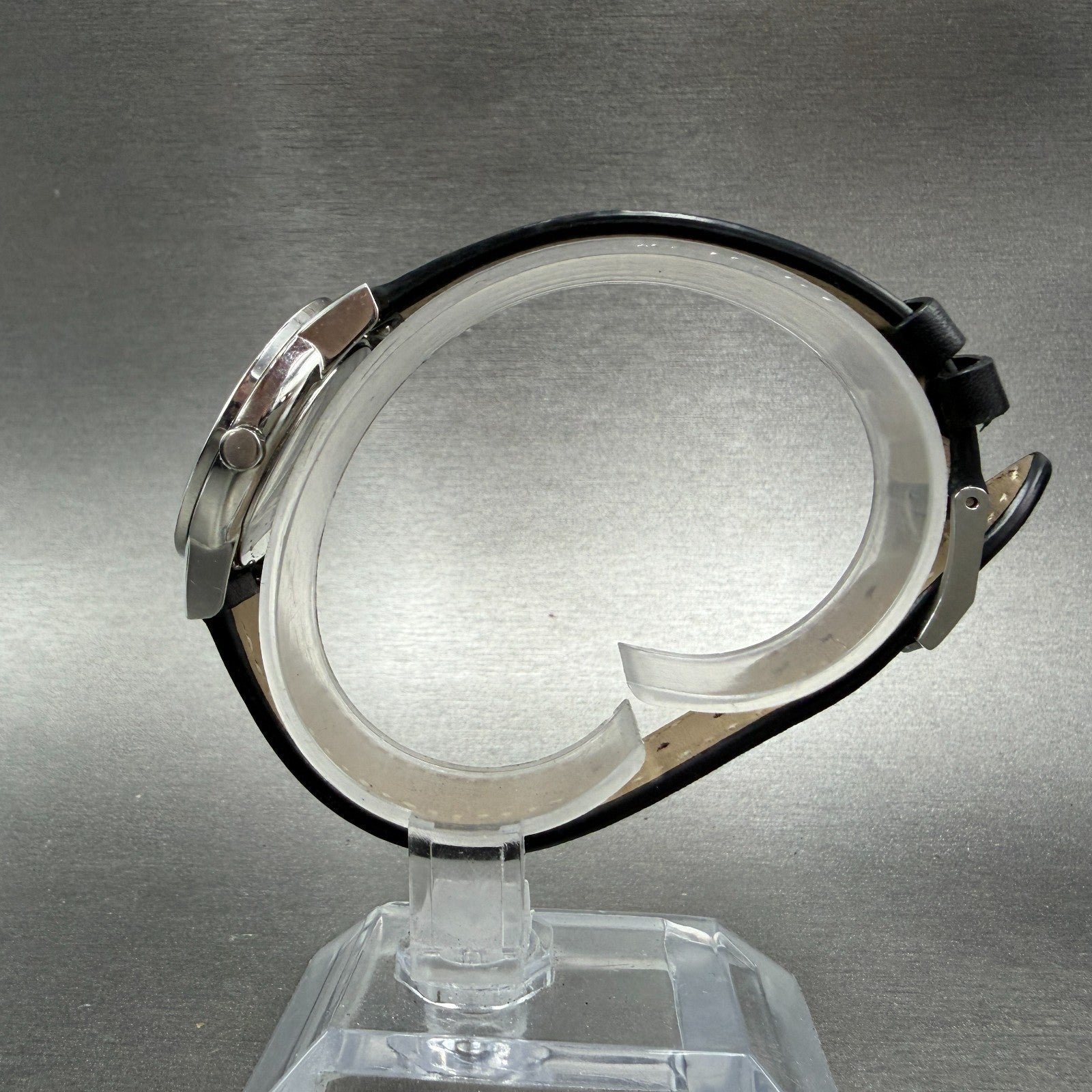 Movado Museum Watch Women 28mm Black Dial Steel Round 0607274 New Battery7