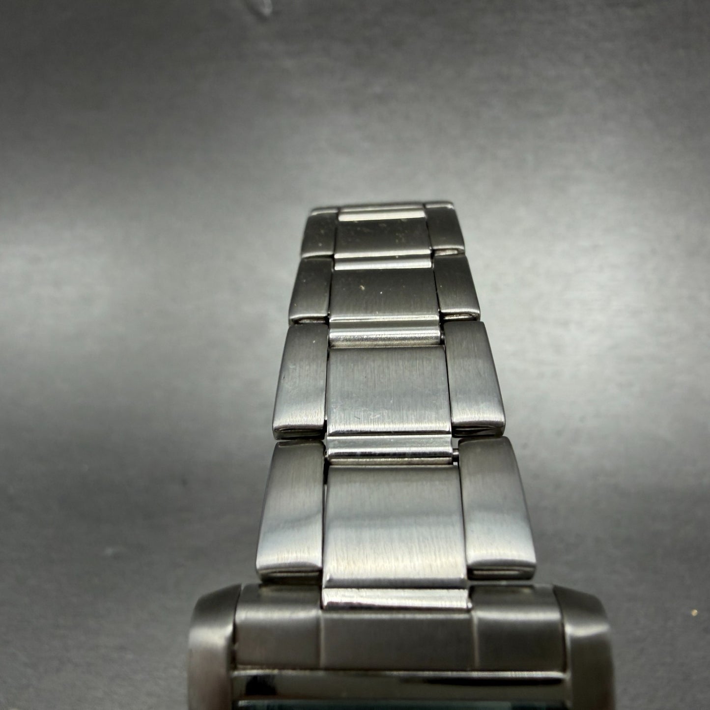 Citizen Tank Watch Unisex 25mm Black Dial Silver Tone Date Rectangle READ!!!!!!!4