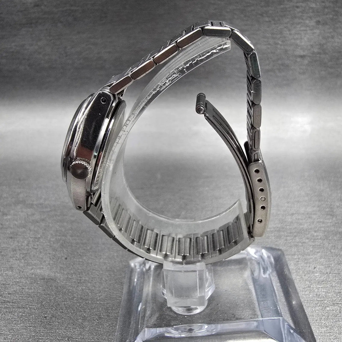 Seiko SQ Watch Women 23mm Silver Dial Silver Tone Daydate 3523-0039 New Battery)6