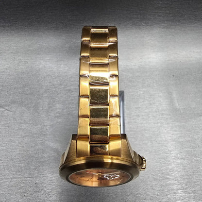 Invicta Angel Watch Women 38mm Gold Dial Gold Tone Date Round 16327 New Battery4