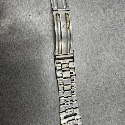 VTG Seiko bracelet 22mm Stainless Steel Tri Folding Clasp Japan made READ!!!9