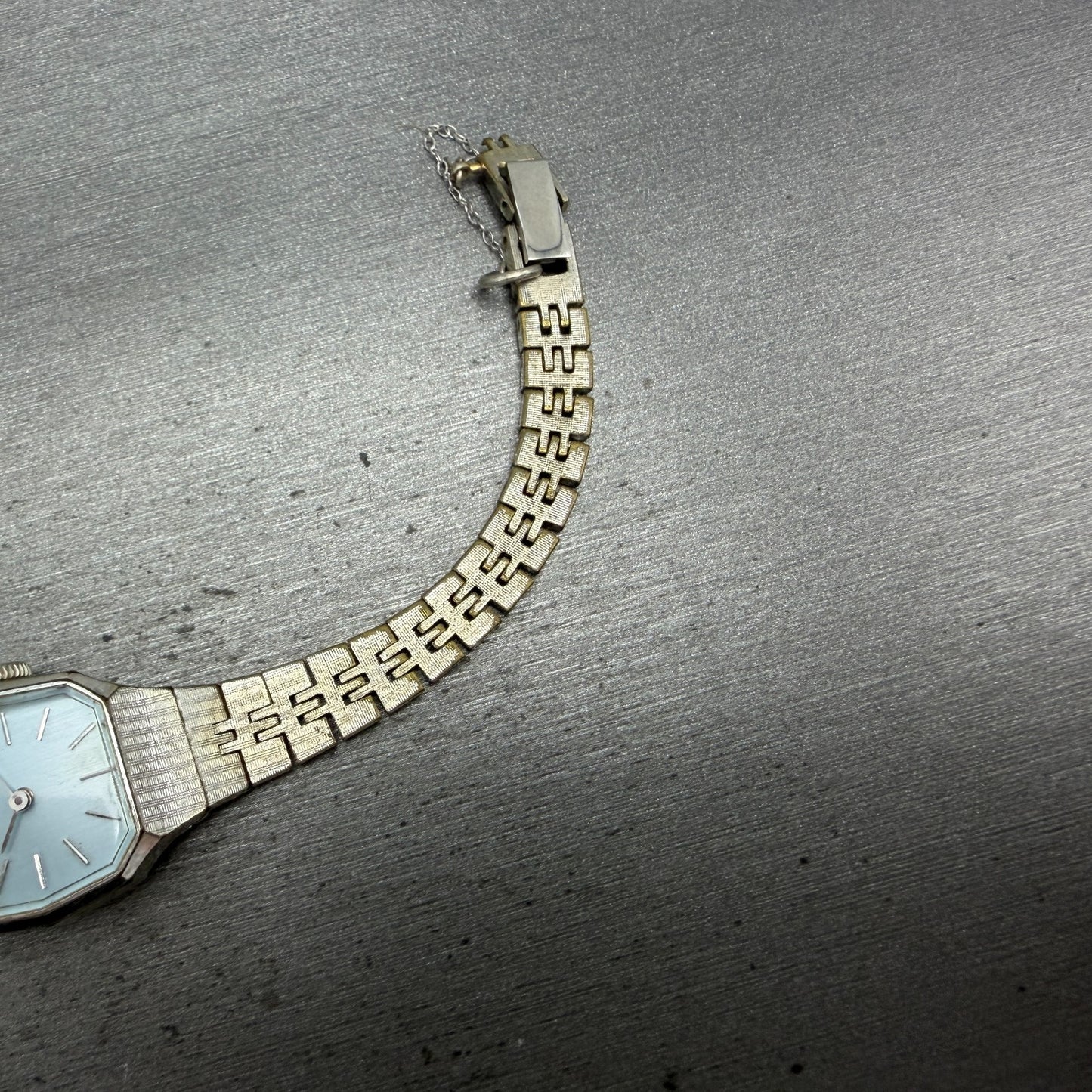 Seiko Watch Women 24mm Blue Dial Silver Tone READ!!! Manual 11-4899 Runs Vintage7