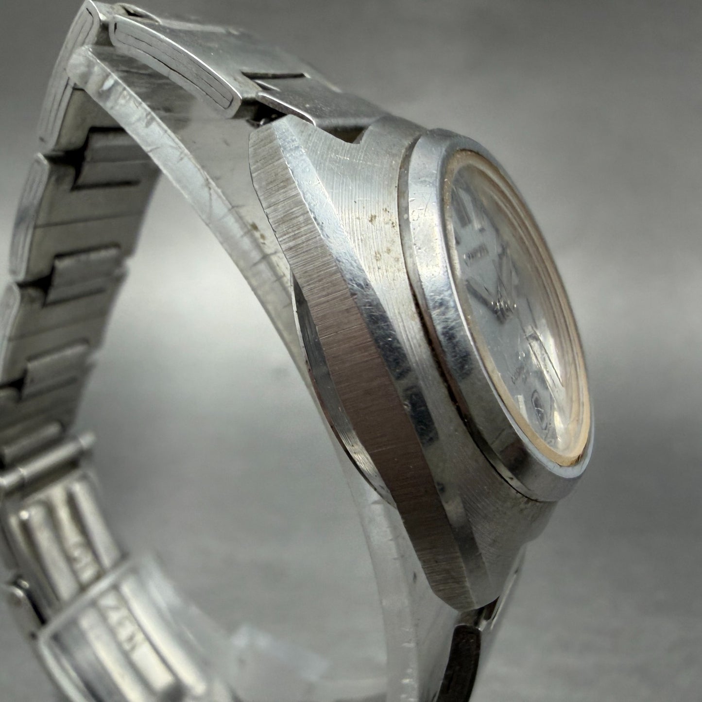 Citizen Cosmostar Watch Women 24mm Gray Dial Silver Date Manual READ!!! 4-6106283