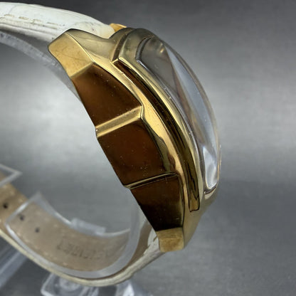 Invicta Lupah Watch Women 29mm MOP Dial Gold Tone Oval 37113 New Battery Floral3