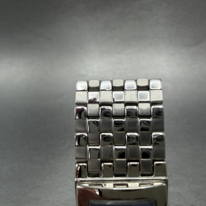 Seiko Tank Watch Women 19mm MOP Dial Silver Tone Square 1N00-5010 New Battery4
