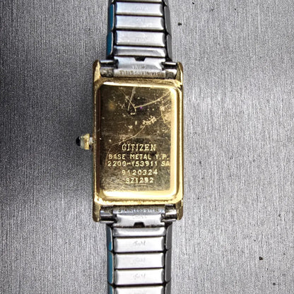 Citizen Nobila Watch Women 17mm Cream Dial Gold Tone 2200-Y53911 New Battery VTG10